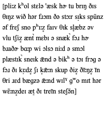 IPA transcription for arabic speaker 195