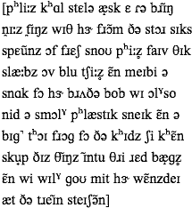 IPA transcription for english speaker 119