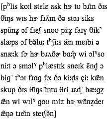 IPA transcription for mandarin speaker 21
