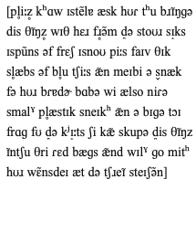 IPA transcription for portuguese speaker 68