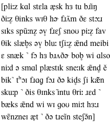 IPA transcription for rundi speaker 1