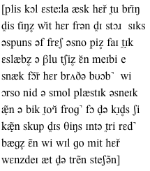 IPA transcription for spanish speaker 79